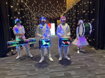 Neon Thunder – Drumline – LED Drummers